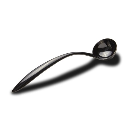 Bon Chef Ez Use Banq Serving Sauce Ladle W/Hollow Cool Handle 10" 1 Oz - Black 9462B
